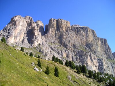 Dolomites climb hiking