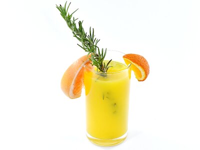 Antioxidant fresh fruit cocktail photo