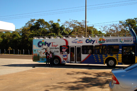 City Tour Bus in Campo Grande, Brazil photo