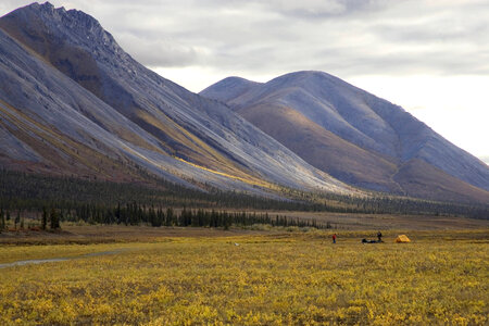 Wilderness camping photo