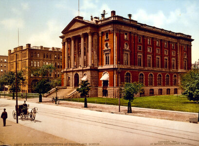 Rogers Building in 1868 in Harvard University in Cambridge, Massachusetts photo