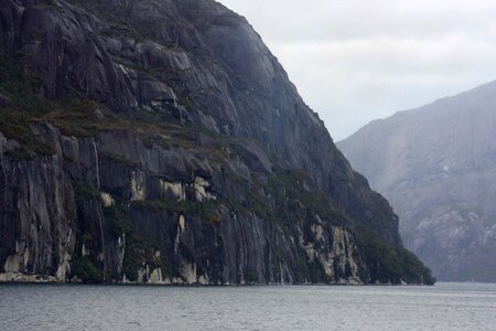 chilean fjord on a cruise
