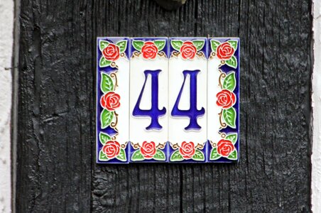 Digits 44 forty four