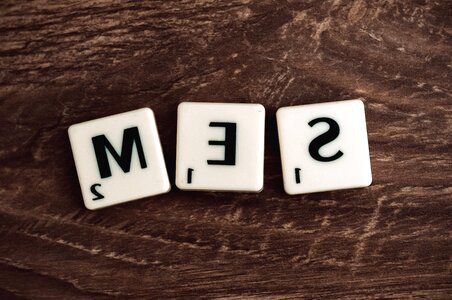 Alphabet letter plastic