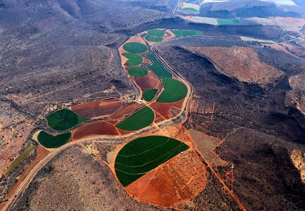 Drone road aerial photo