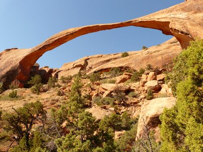 Utah moab stone arch