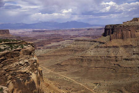 Landscape of the large canyon photo
