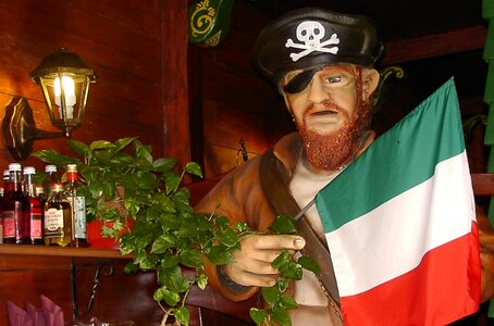 Corsair flag figure