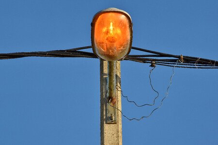 Electricity light bulb transmission photo