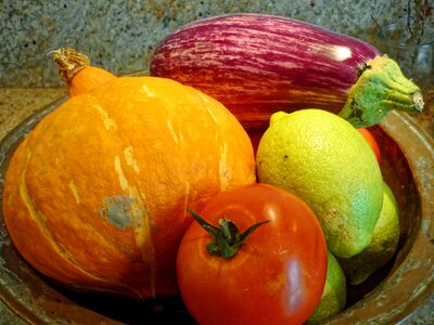 Eggplant tomato vegetables
