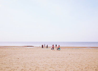4 Beach blue brown