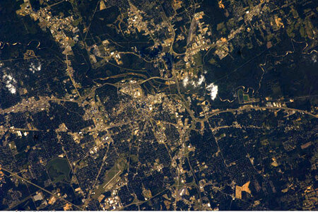 Satellite Image of Jackson, Mississippi photo