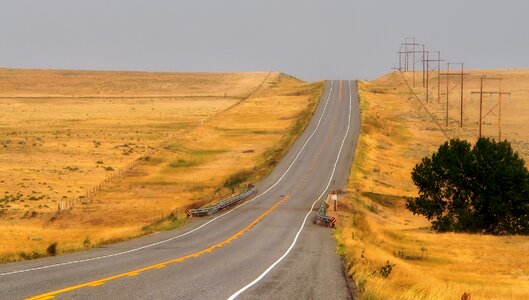 Scenic road highway photo