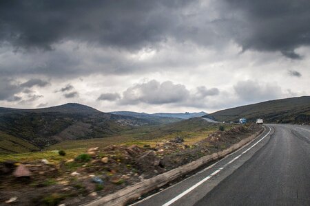 Asphalt bad weather cloud