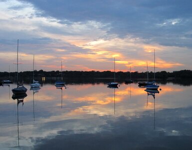 Serene serenity dusk photo