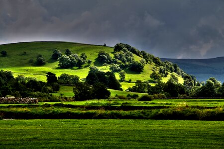 Dramatic environment field photo