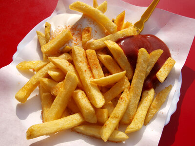 Fries with Ketsup photo