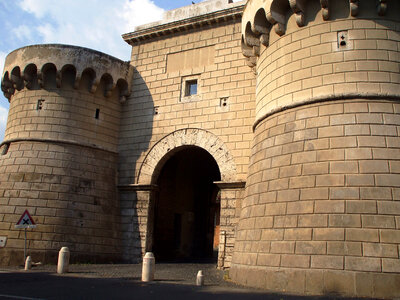 The Porta Napoletana in Velletri, Italy photo