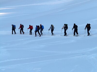 Backcountry skiiing winter hike hike photo