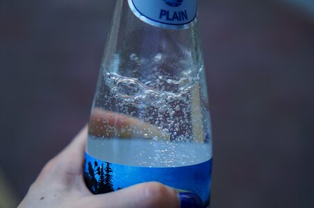 Blue freshness bubble