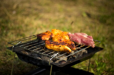 Bbq grilled food photo
