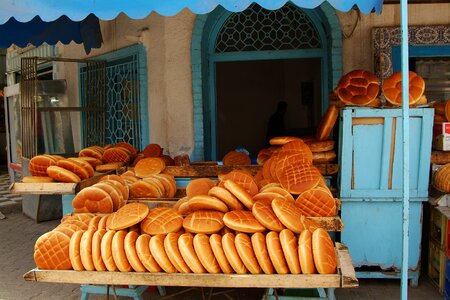 Tunisia market bakery