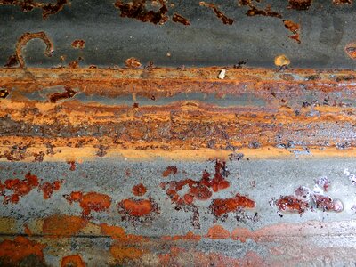Metal rusty weathered photo