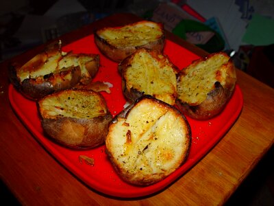 Plastic potatoes red