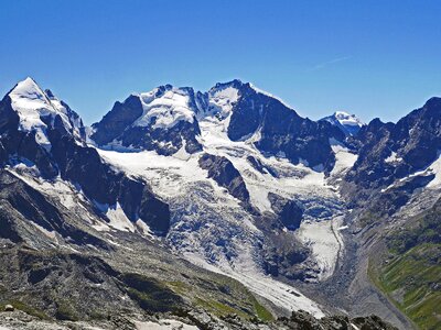 Glacier landscape mountain
