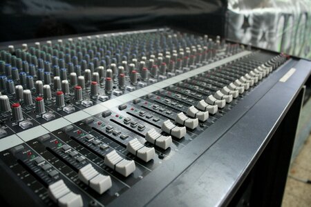 Sound console music photo