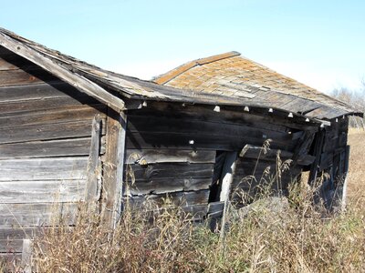 Ghostly abandoned countryside