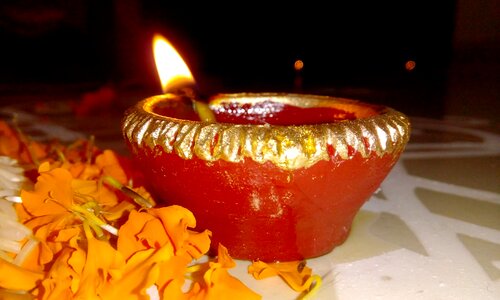 Candle flame traditional culture photo