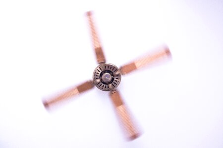 Metal air propeller photo