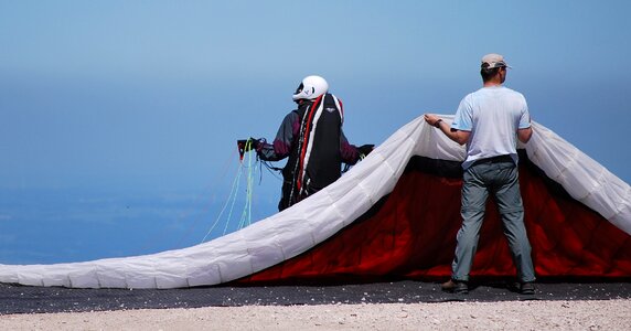 Start paragliding hang gliding photo