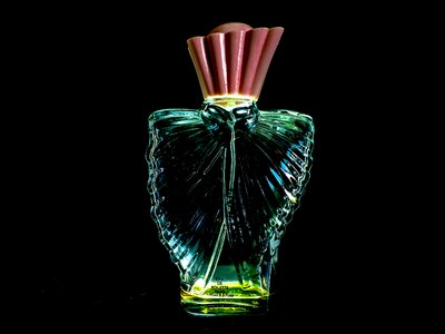 Cologne bottle glass