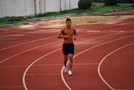 Running sport track photo