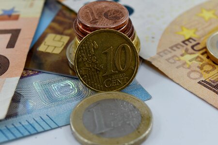 Bank cent euro photo