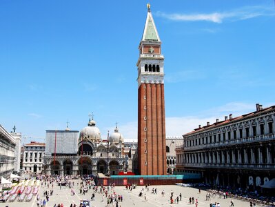 Piazza campanile italy photo