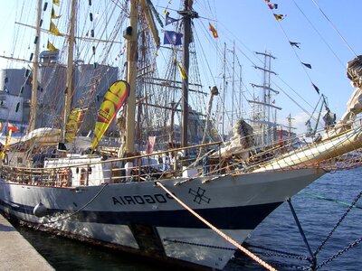 Boat dock frigate photo