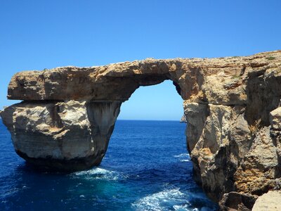Mediterranean rock rock bridge