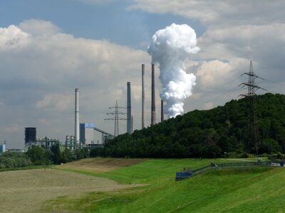 Ruhr area duisburg industrial plant photo