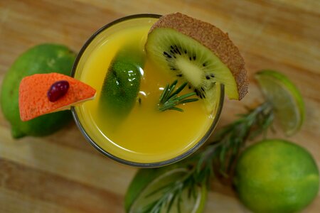 Bitter fresh water fruit cocktail