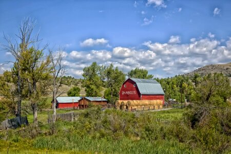 Rural landscape scenic photo