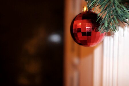 Red Tree Decorations photo