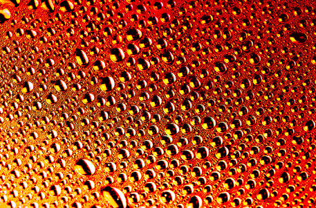 Red Gradient Water Drops Background