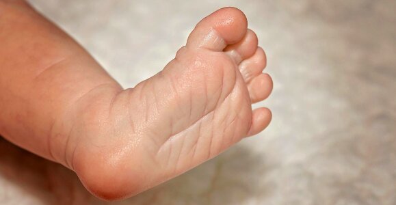 Baby child foot photo