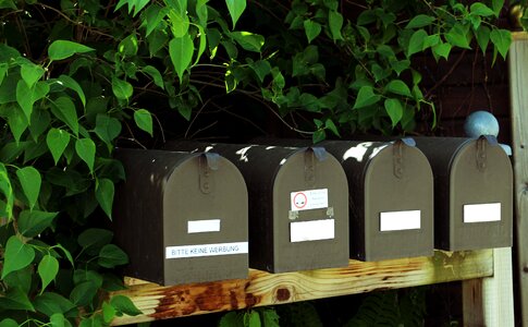 Letter boxes letter box mail box photo
