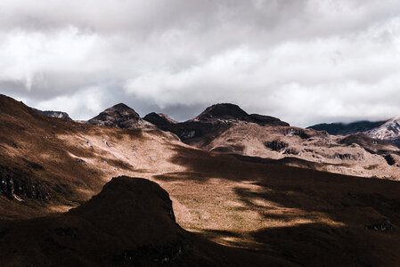 6 Black brown clouds photo