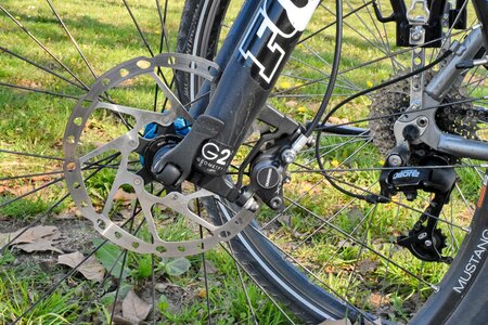 Chain gearshift mountain bike