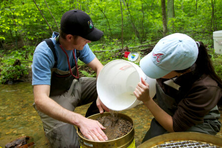 FWS employees surveying and assessing rivers and streams-1